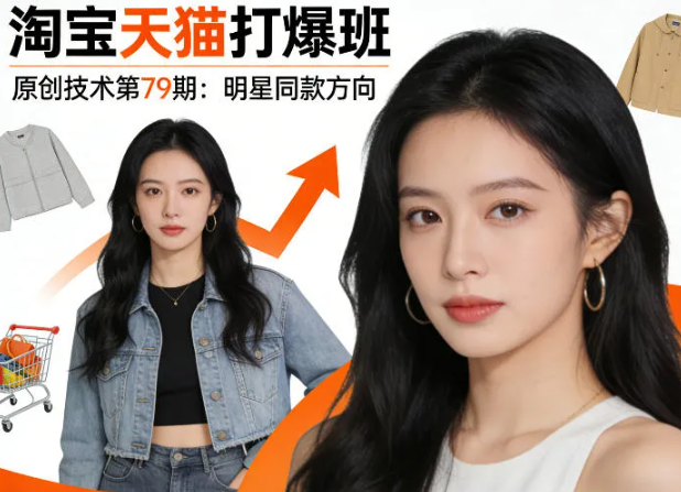 《淘宝天猫打爆班》原创技术第79期:明星同款方向